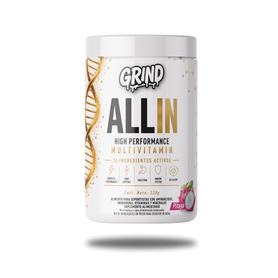 Grind ALL IN | High Performance Multivitamin – 30 Porciones (Sabor Pitaya)