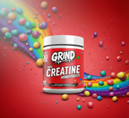Grind Creatine | 100% Creatine Monohydrate 200 Mesh – 60 Porciones (Sabor Candy)