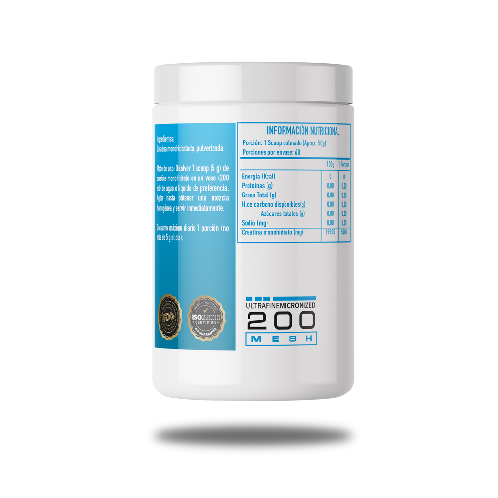 Grind Creatine | 100% Creatine Monohydrate 200 Mesh – 60 Porciones