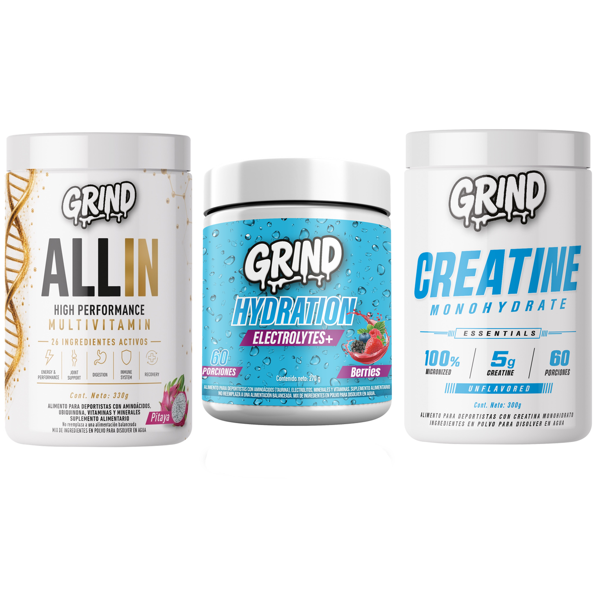 PACK GRIND VITAL - All In + Hydration + Creatine